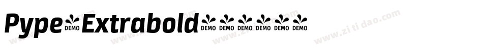 Pype-Extrabold字体转换