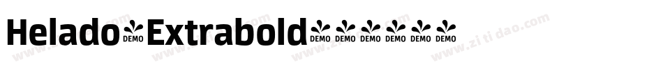 Helado-Extrabold字体转换