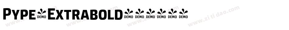 Pype-Extrabold字体转换