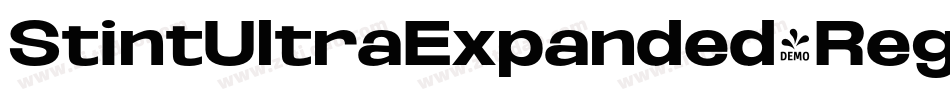 StintUltraExpanded-Regular字体转换
