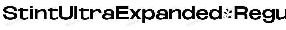StintUltraExpanded-Regular字体转换