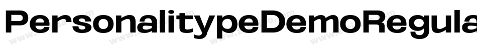 PersonalitypeDemoRegularRegular-ExRr字体转换