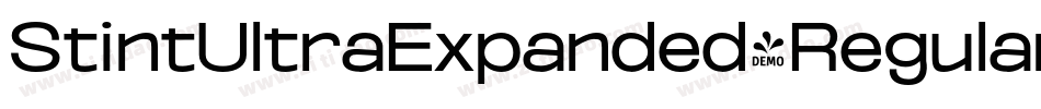StintUltraExpanded-Regular字体转换