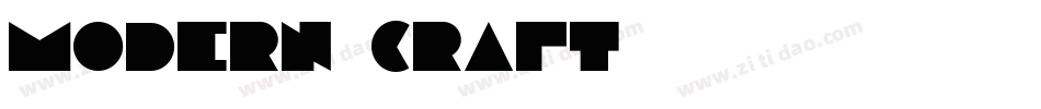 MODERN_CRAFT字体转换