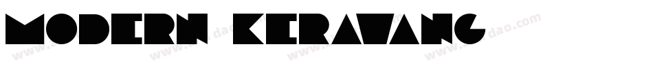 modern_kerawang字体转换