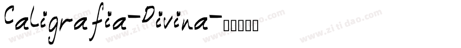 Caligrafia-Divina字体转换