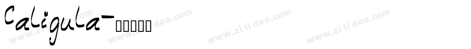 Caligula字体转换