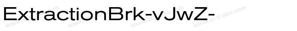 ExtractionBrk-vJwZ字体转换