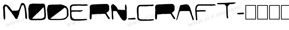 MODERN_CRAFT字体转换