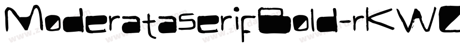 ModerataserifBold-rKWO字体转换