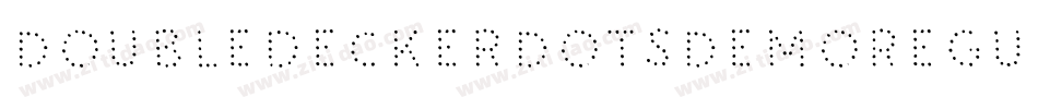 DoubledeckerDotsDemoRegular-DOWMd字体转换