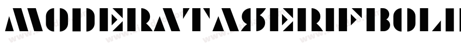 ModerataserifBold-rKWO字体转换