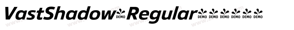 VastShadow-Regular字体转换