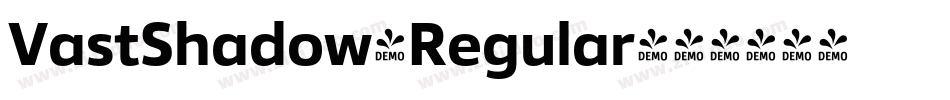 VastShadow-Regular字体转换