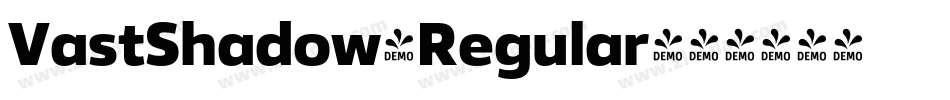 VastShadow-Regular字体转换