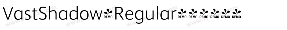 VastShadow-Regular字体转换