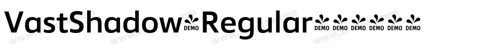 VastShadow-Regular字体转换