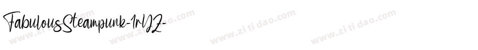 FabulousSteampunk-1rYZ字体转换