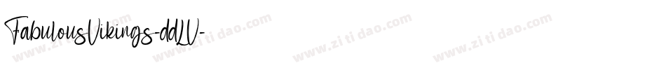 FabulousVikings-ddLV字体转换
