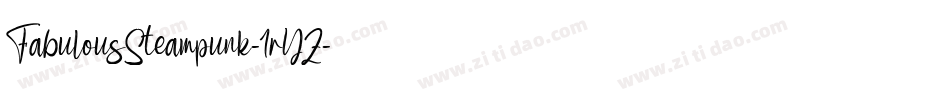 FabulousSteampunk-1rYZ字体转换