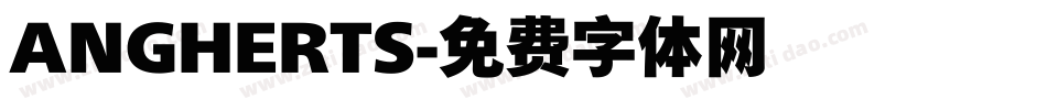 ANGHERTS字体转换