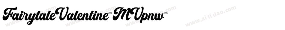 FairytaleValentine-MVpnw字体转换