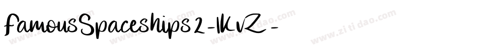 FamousSpaceships2-1KvZ字体转换