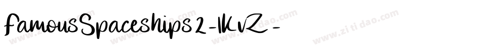 FamousSpaceships2-1KvZ字体转换