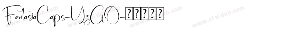 FantasiaCaps-YzGO字体转换