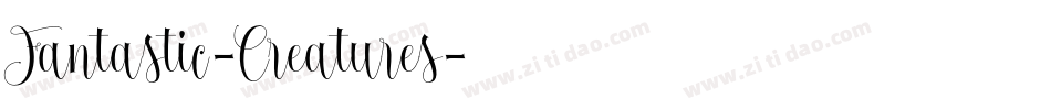 Fantastic-Creatures字体转换