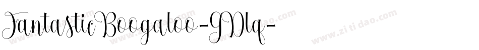 FantasticBoogaloo-GDlq字体转换