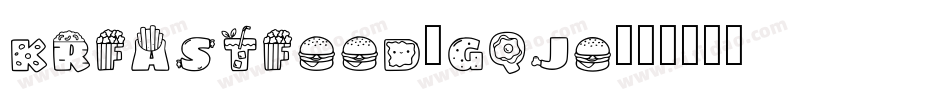 KrFastFood-GqJO字体转换