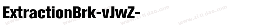 ExtractionBrk-vJwZ字体转换