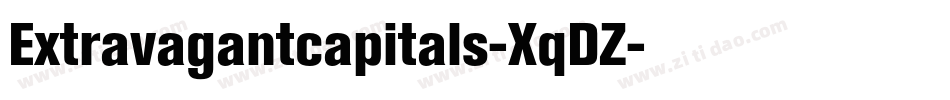 Extravagantcapitals-XqDZ字体转换