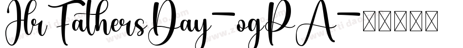 JlrFathersDay-ogPA字体转换