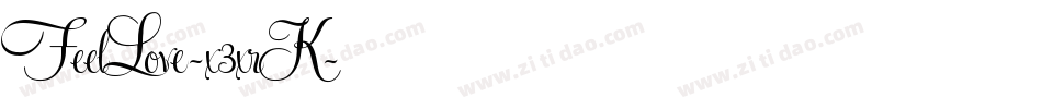 FeelLove-x3xrK字体转换