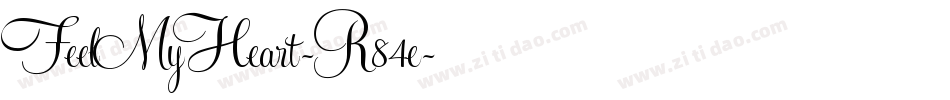 FeelMyHeart-R84e字体转换