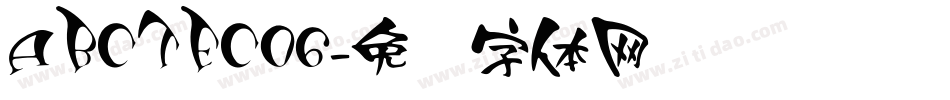 ABCTEC06字体转换