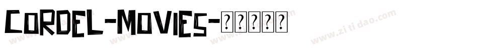 Cordel-Movies字体转换