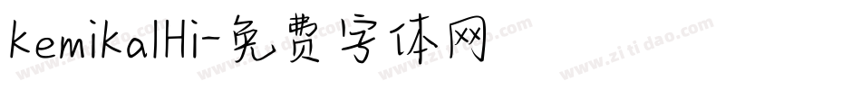 kemikalHi字体转换