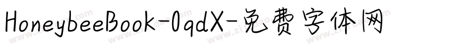 HoneybeeBook-0qdX字体转换