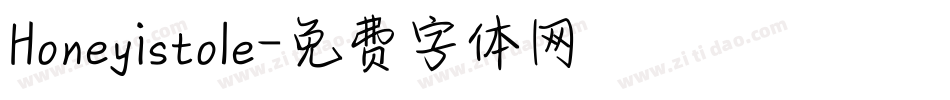 Honeyistole字体转换