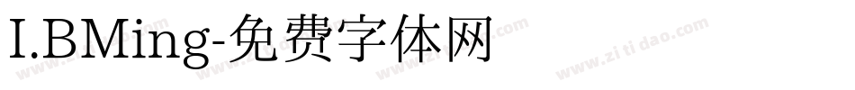 I.BMing字体转换