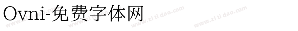 Ovni字体转换