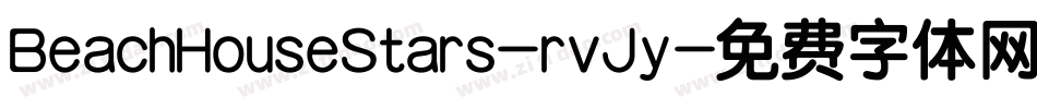 BeachHouseStars-rvJy字体转换