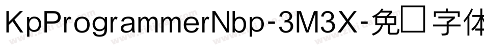 KpProgrammerNbp-3M3X字体转换