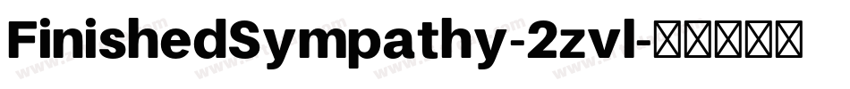 FinishedSympathy-2zvl字体转换