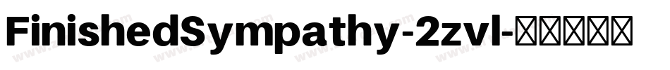 FinishedSympathy-2zvl字体转换