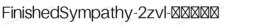 FinishedSympathy-2zvl字体转换
