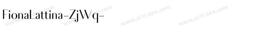 FionaLattina-ZjWq字体转换